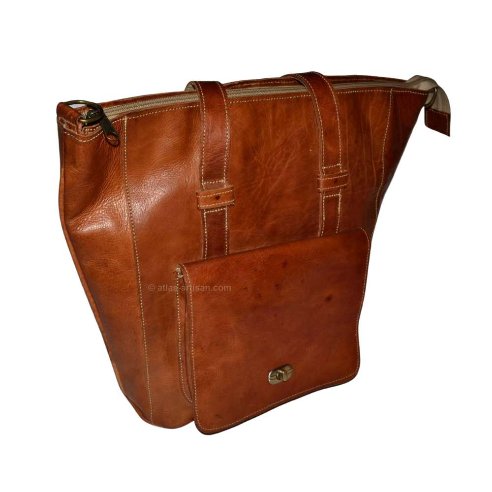 Folder Bag of Leather