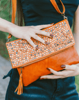 Leather Purse Stones