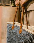 Shoulder Bag of Wicker Shine