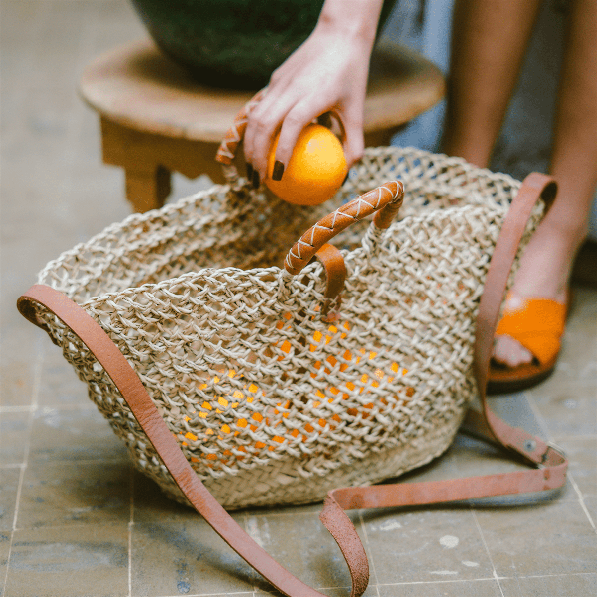 Wicker Bag Laroche