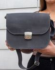 Vintage Inspired Saddle Bag – Stylish & Functional Leather by Zelma Kraft at brixbailey.com