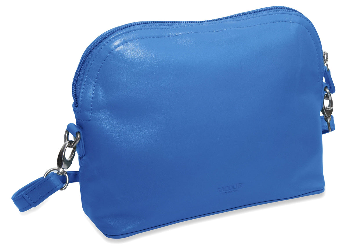 SADDLER BROOKLYN Leather Zip Top Handbag - Adjustable  Shoulder Strap, Multiple Pockets - RFID Protected