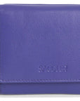 SADDLER CARLA Handmade Leather Compact Trifold Purse – RFID Protected | 5 Card Slots, ID Window & Zipped Coin Pocket | Gift Boxed