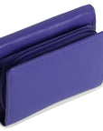 SADDLER CARLA Handmade Leather Compact Trifold Purse – RFID Protected | 5 Card Slots, ID Window & Zipped Coin Pocket | Gift Boxed