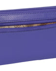 SADDLER CLAIRE Long Leather Trifold Purse - 18 Card Slots, Dual Zip Pockets, and Note Sections - RFID Protected