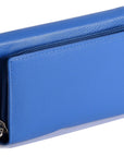 Compact Trifold Leather Purse "Eleanor" – Handmade by Saddler | RFID Protected & Gift Boxed | 10 Card Slots & Rear Zip Coin Pocket
