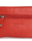 Compact Leather Coin & Card Purse "Ellie" – Handmade by Saddler | RFID Protected & Gift Boxed | With Front Zip Pocket & Key Holder