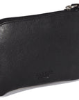 Compact Leather Coin & Card Purse "Ellie" – Handmade by Saddler | RFID Protected & Gift Boxed | With Front Zip Pocket & Key Holder