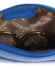 Compact Leather Coin & Card Purse "Ellie" – Handmade by Saddler | RFID Protected & Gift Boxed | With Front Zip Pocket & Key Holder