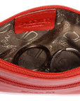 Compact Leather Coin & Card Purse "Ellie" – Handmade by Saddler | RFID Protected & Gift Boxed | With Front Zip Pocket & Key Holder