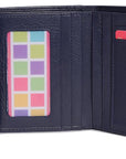 SADDLER EMILY Handmade Leather Mid-Size Wallet – RFID Protected | 10 Card Slots, Secure Tab Closure & Zipped Coin Pocket | Gift Boxed