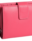 SADDLER EMILY Handmade Leather Mid-Size Wallet – RFID Protected | 10 Card Slots, Secure Tab Closure & Zipped Coin Pocket | Gift Boxed