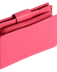 SADDLER EMILY Handmade Leather Mid-Size Wallet – RFID Protected | 10 Card Slots, Secure Tab Closure & Zipped Coin Pocket | Gift Boxed
