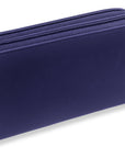 SADDLER GABRIELLA Leather Double Zip Around Purse - 8 Card Slots, Phone Pocket, and Coin Purse - RFID Protected