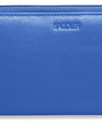 SADDLER GABRIELLA Leather Double Zip Around Purse - 8 Card Slots, Phone Pocket, and Coin Purse - RFID Protected