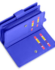 SADDLER GEORGIE Leather Double-Sided Purse - 13 Card Slots, Generous Space for Notes and Coins - RFID Protected