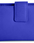 SADDLER GEORGIE Leather Double-Sided Purse - 13 Card Slots, Generous Space for Notes and Coins - RFID Protected