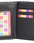 SADDLER GEORGIE Leather Double-Sided Purse - 13 Card Slots, Generous Space for Notes and Coins - RFID Protected
