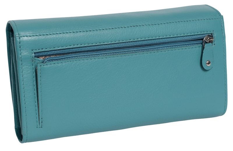 Large Leather Multi-Section Purse "Grace" – Handmade by Saddler | RFID Protected &amp; Gift Boxed