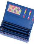 Large Leather Multi-Section Purse "Grace" – Handmade by Saddler | RFID Protected & Gift Boxed