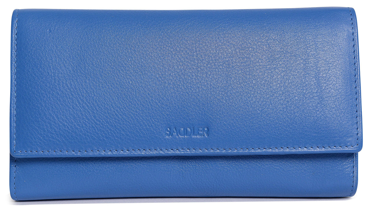 Large Leather Multi-Section Purse "Grace" – Handmade by Saddler | RFID Protected &amp; Gift Boxed