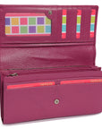 Large Leather Multi-Section Purse "Grace" – Handmade by Saddler | RFID Protected & Gift Boxed