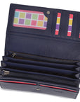 Large Leather Multi-Section Purse "Grace" – Handmade by Saddler | RFID Protected & Gift Boxed