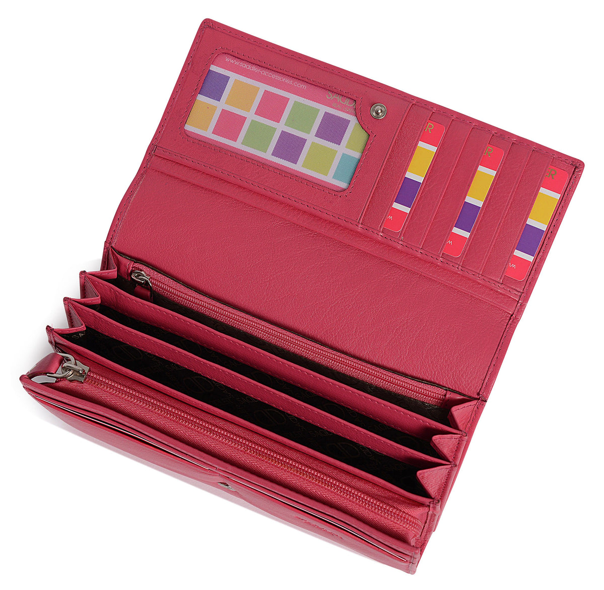 Large Leather Multi-Section Purse "Grace" – Handmade by Saddler | RFID Protected &amp; Gift Boxed