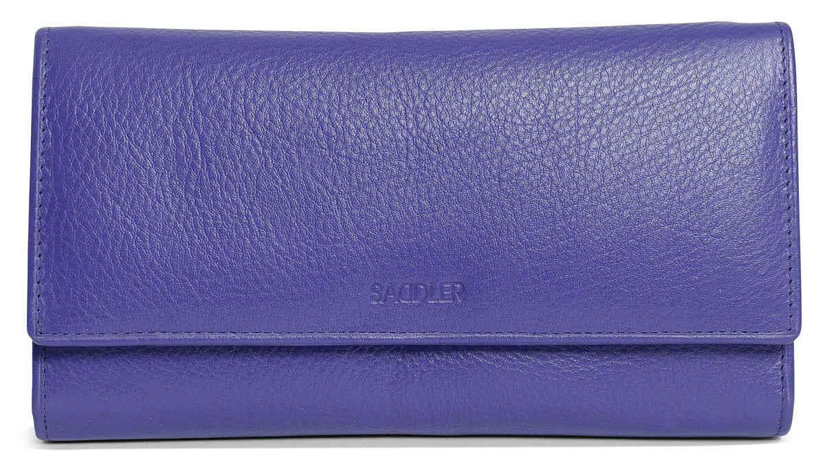 Large Leather Multi-Section Purse "Grace" – Handmade by Saddler | RFID Protected &amp; Gift Boxed
