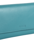 Large Leather Multi-Section Purse "Grace" – Handmade by Saddler | RFID Protected & Gift Boxed