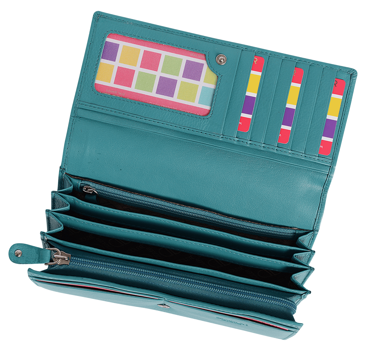 Large Leather Multi-Section Purse "Grace" – Handmade by Saddler | RFID Protected &amp; Gift Boxed