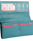 Large Leather Multi-Section Purse "Grace" – Handmade by Saddler | RFID Protected & Gift Boxed