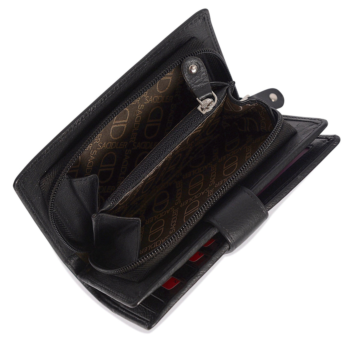 Mid-Size Leather Purse Wallet  "Holly" – Handmade by Saddler | RFID Protected &amp; Gift Boxed