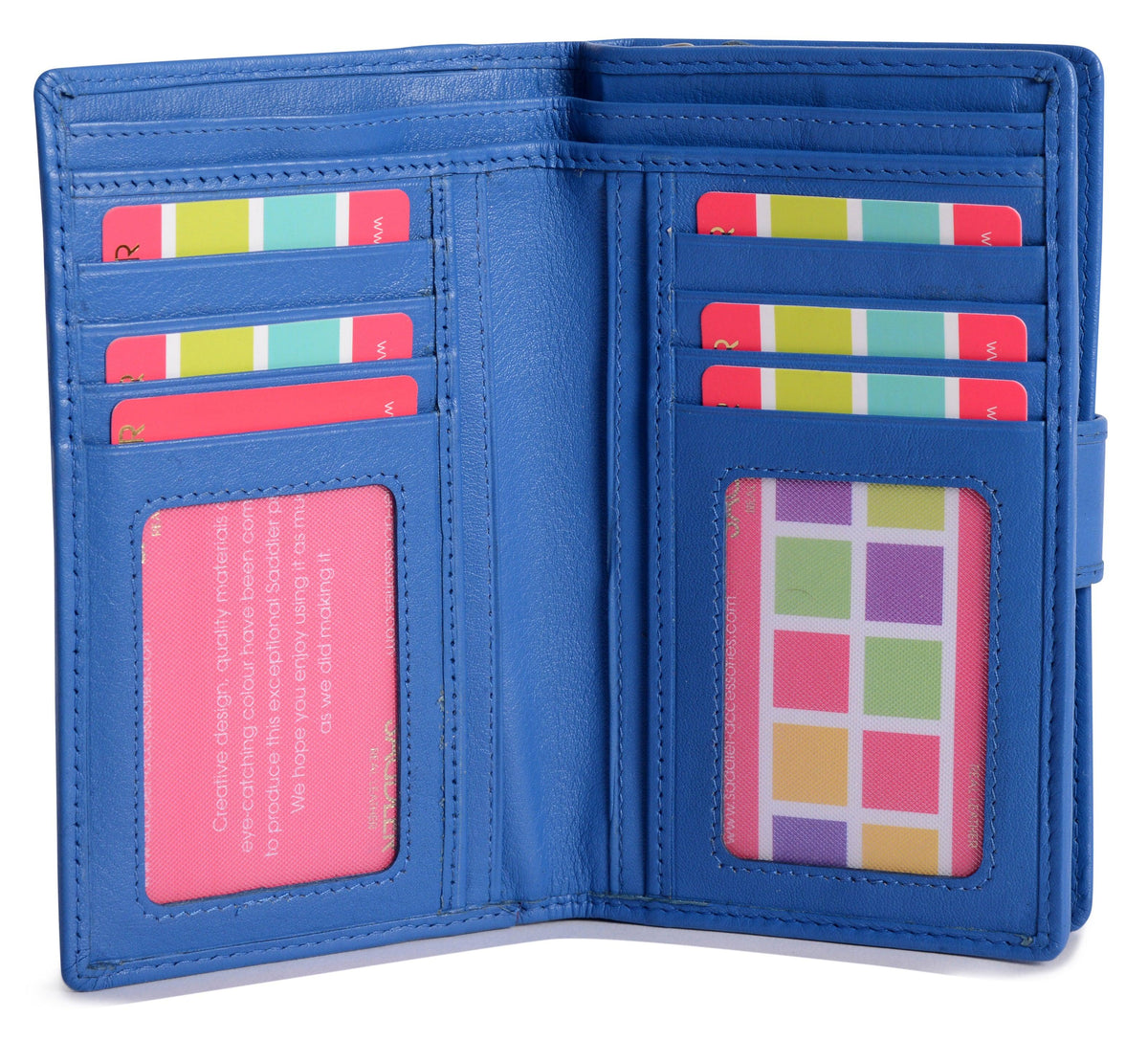 Mid-Size Leather Purse Wallet  "Holly" – Handmade by Saddler | RFID Protected &amp; Gift Boxed