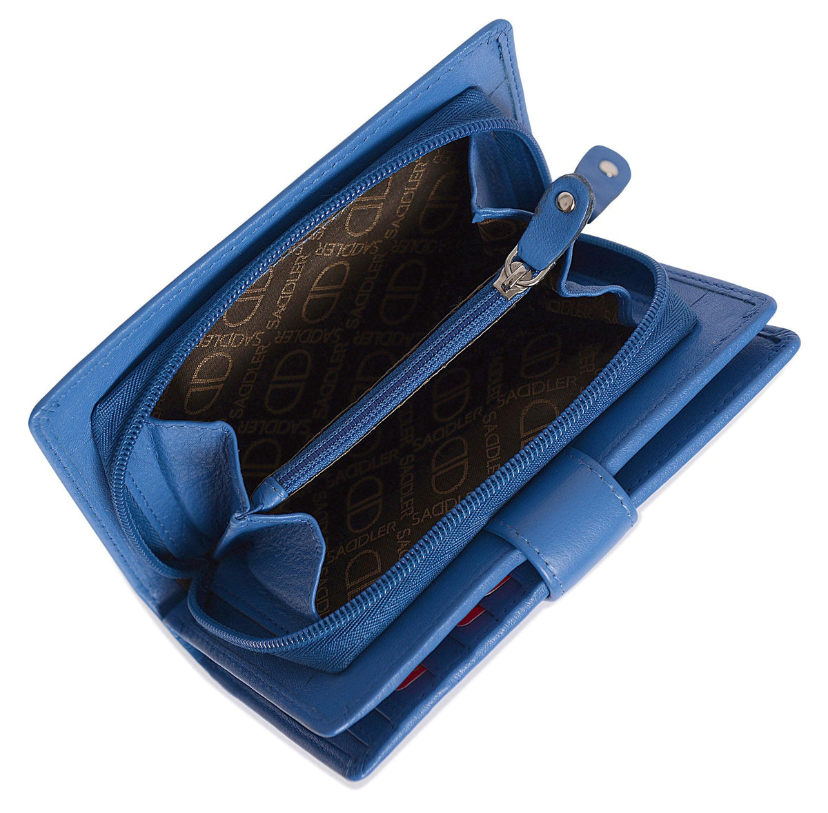 Mid-Size Leather Purse Wallet  "Holly" – Handmade by Saddler | RFID Protected &amp; Gift Boxed