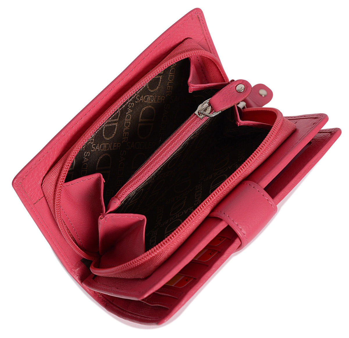 Mid-Size Leather Purse Wallet  "Holly" – Handmade by Saddler | RFID Protected &amp; Gift Boxed