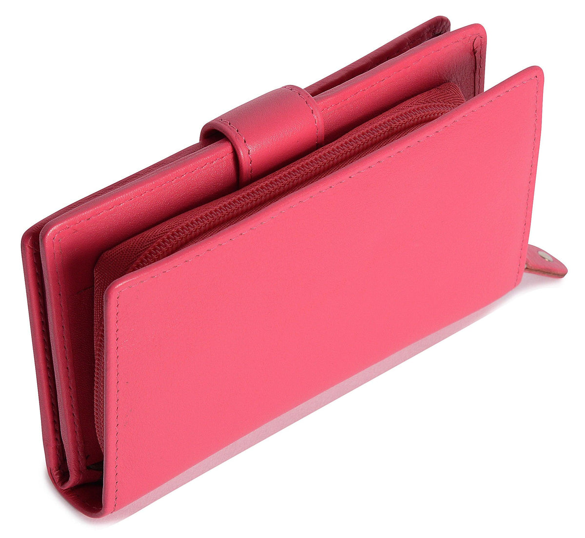 Mid-Size Leather Purse Wallet  "Holly" – Handmade by Saddler | RFID Protected &amp; Gift Boxed
