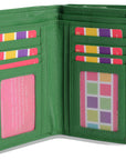 Mid-Size Leather Purse Wallet  "Holly" – Handmade by Saddler | RFID Protected & Gift Boxed