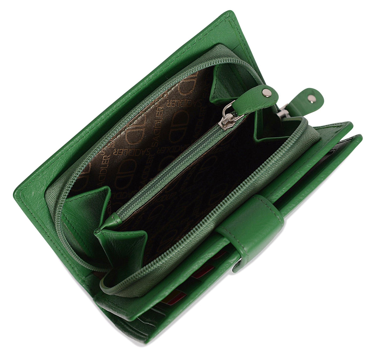 Mid-Size Leather Purse Wallet  "Holly" – Handmade by Saddler | RFID Protected &amp; Gift Boxed