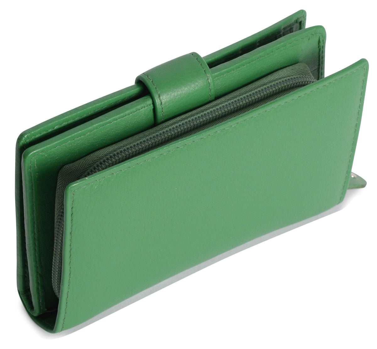 Mid-Size Leather Purse Wallet  "Holly" – Handmade by Saddler | RFID Protected &amp; Gift Boxed