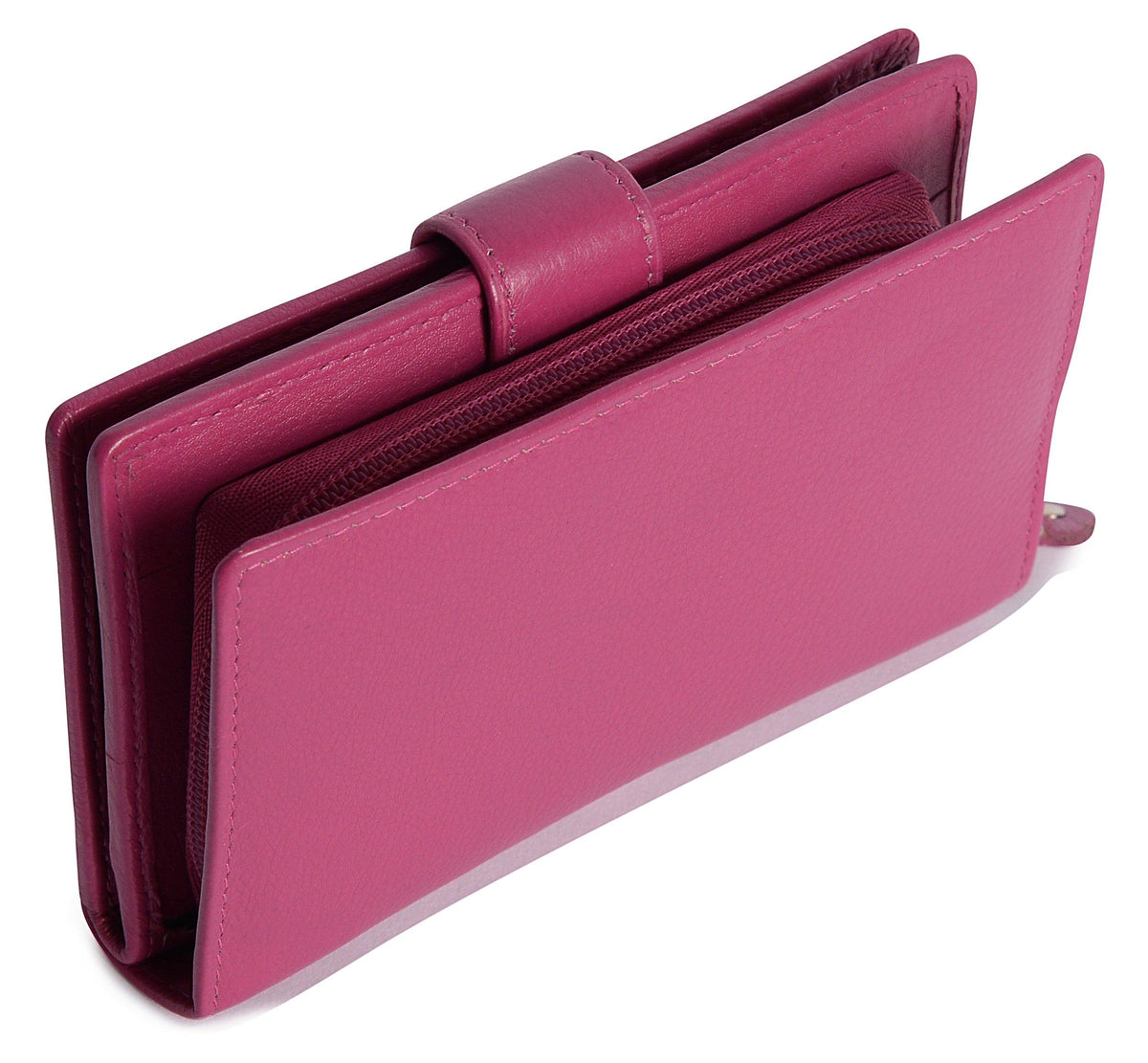 Mid-Size Leather Purse Wallet  "Holly" – Handmade by Saddler | RFID Protected &amp; Gift Boxed