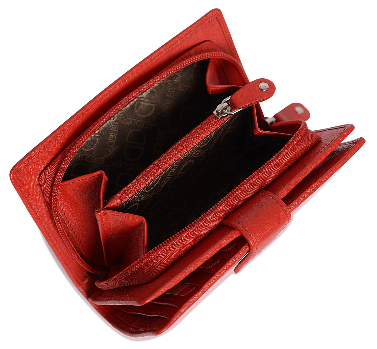 Mid-Size Leather Purse Wallet  "Holly" – Handmade by Saddler | RFID Protected &amp; Gift Boxed