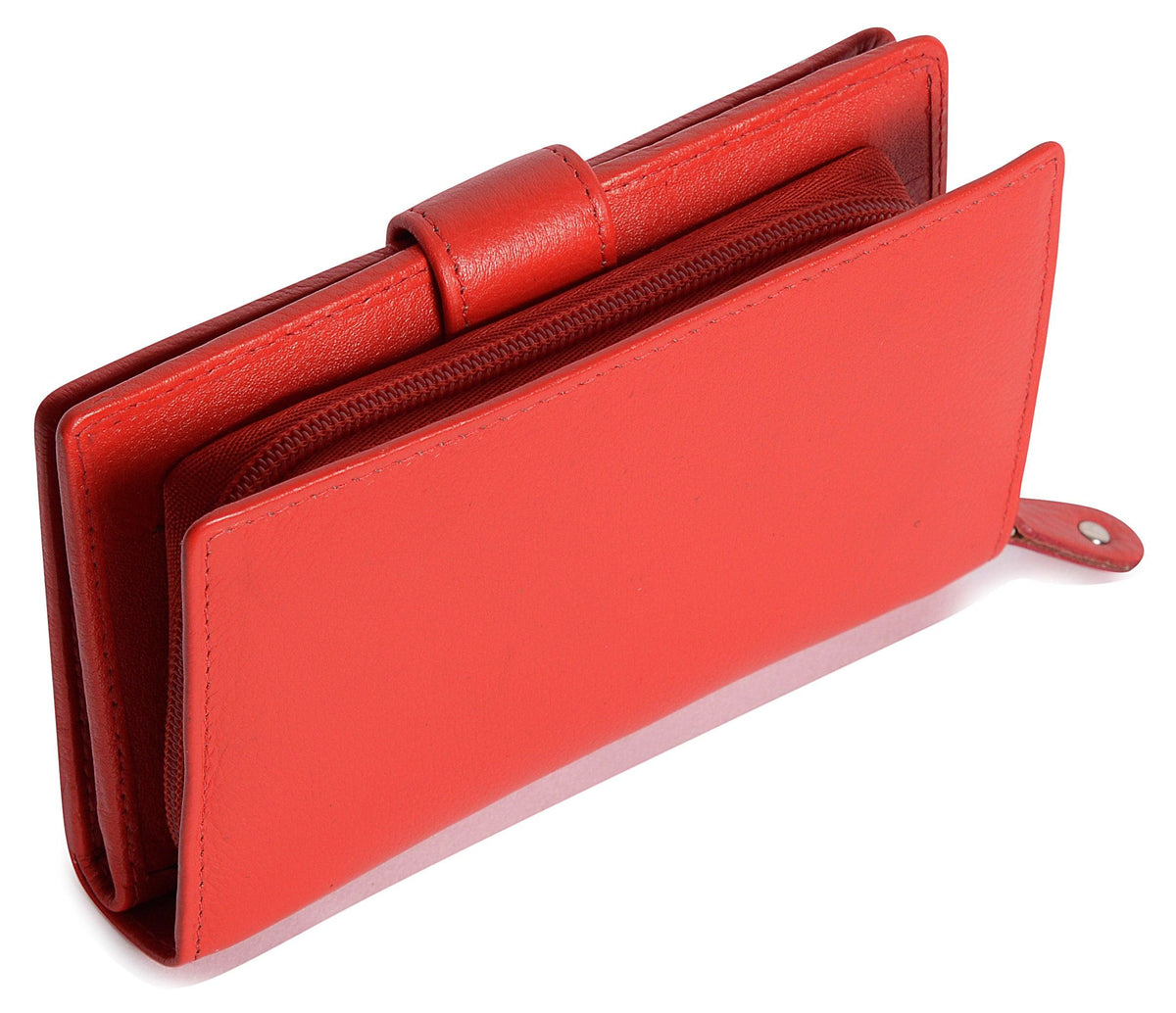 Mid-Size Leather Purse Wallet  "Holly" – Handmade by Saddler | RFID Protected &amp; Gift Boxed