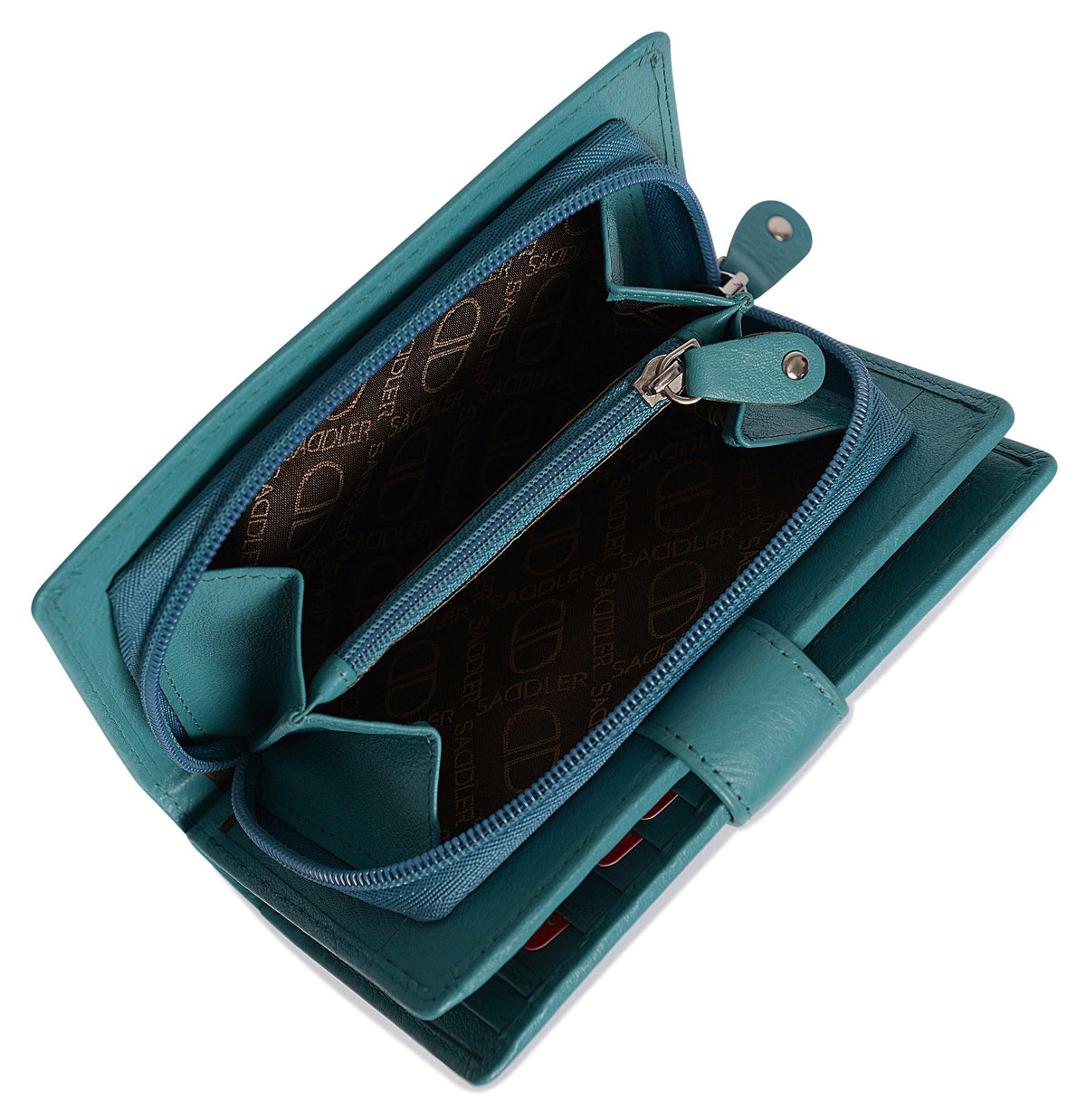 Mid-Size Leather Purse Wallet  "Holly" – Handmade by Saddler | RFID Protected &amp; Gift Boxed