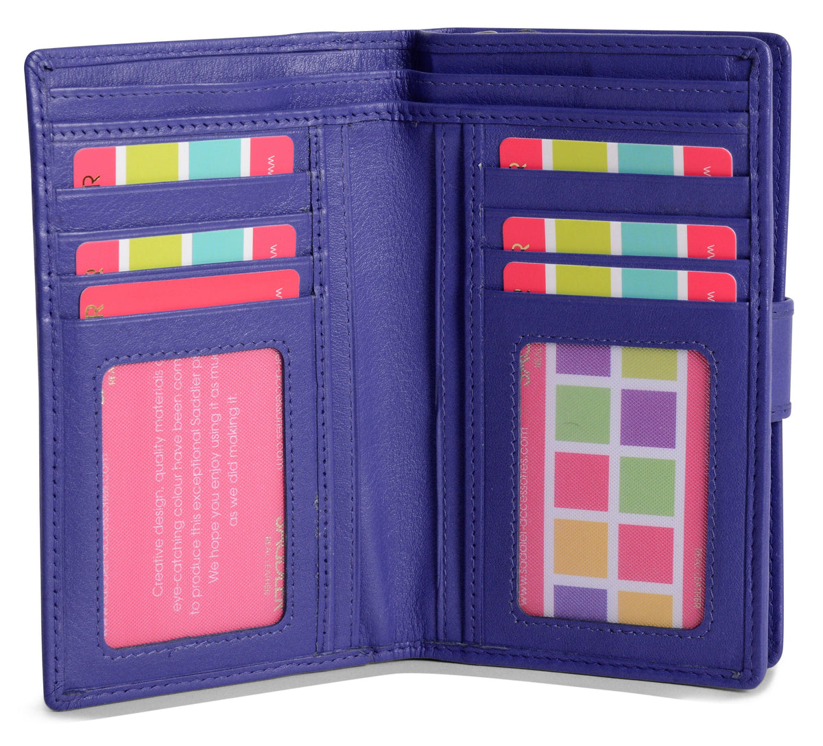 Mid-Size Leather Purse Wallet  "Holly" – Handmade by Saddler | RFID Protected &amp; Gift Boxed