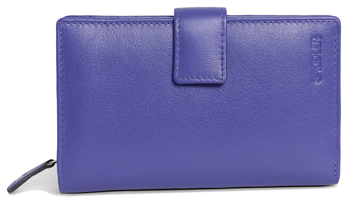 Mid-Size Leather Purse Wallet  "Holly" – Handmade by Saddler | RFID Protected &amp; Gift Boxed