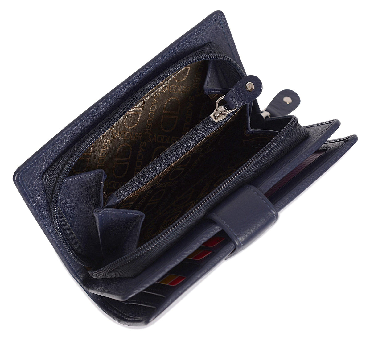 Mid-Size Leather Purse Wallet  "Holly" – Handmade by Saddler | RFID Protected &amp; Gift Boxed