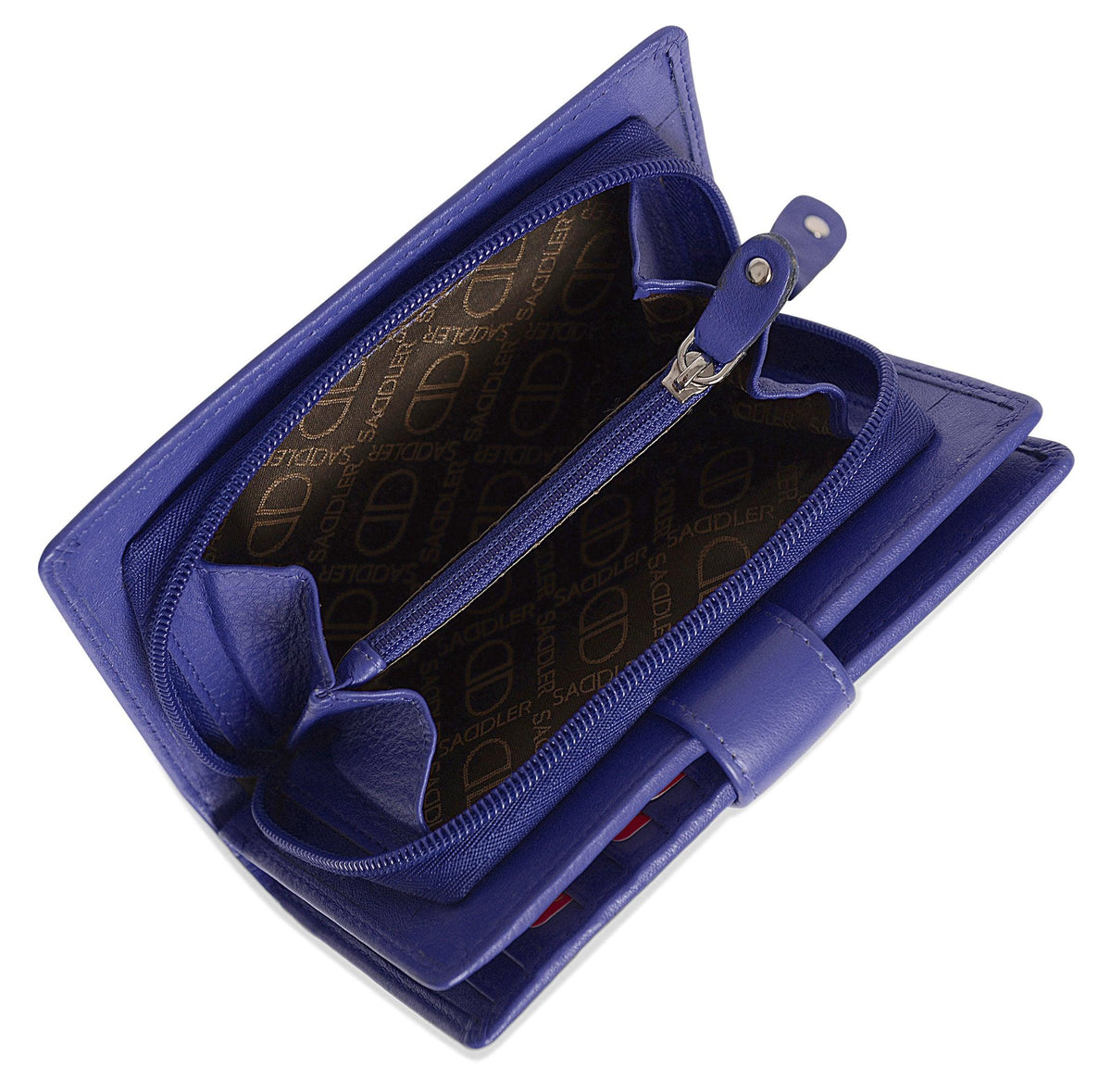 Mid-Size Leather Purse Wallet  "Holly" – Handmade by Saddler | RFID Protected &amp; Gift Boxed