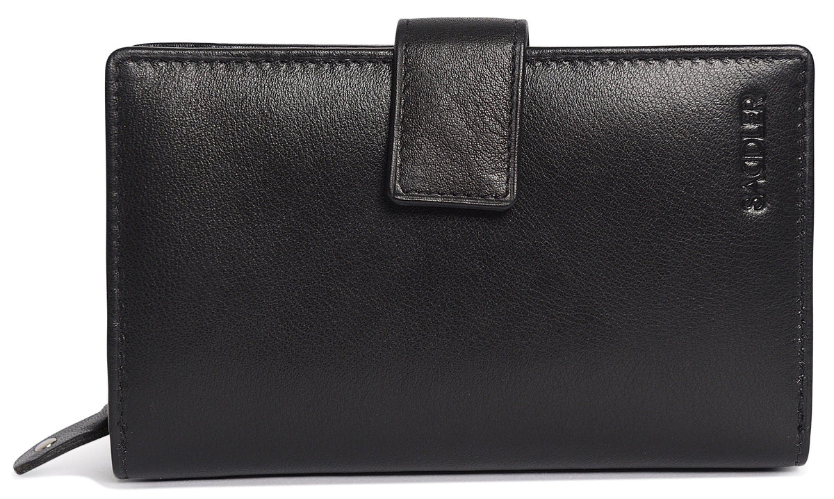 Mid-Size Leather Purse Wallet  "Holly" – Handmade by Saddler | RFID Protected &amp; Gift Boxed