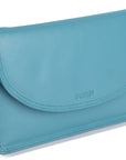 SADDLER ISABELLE Leather Slimline Crossbody Bag - Adjustable Strap, Multiple Pockets, Magnetic Closure - RFID Protected